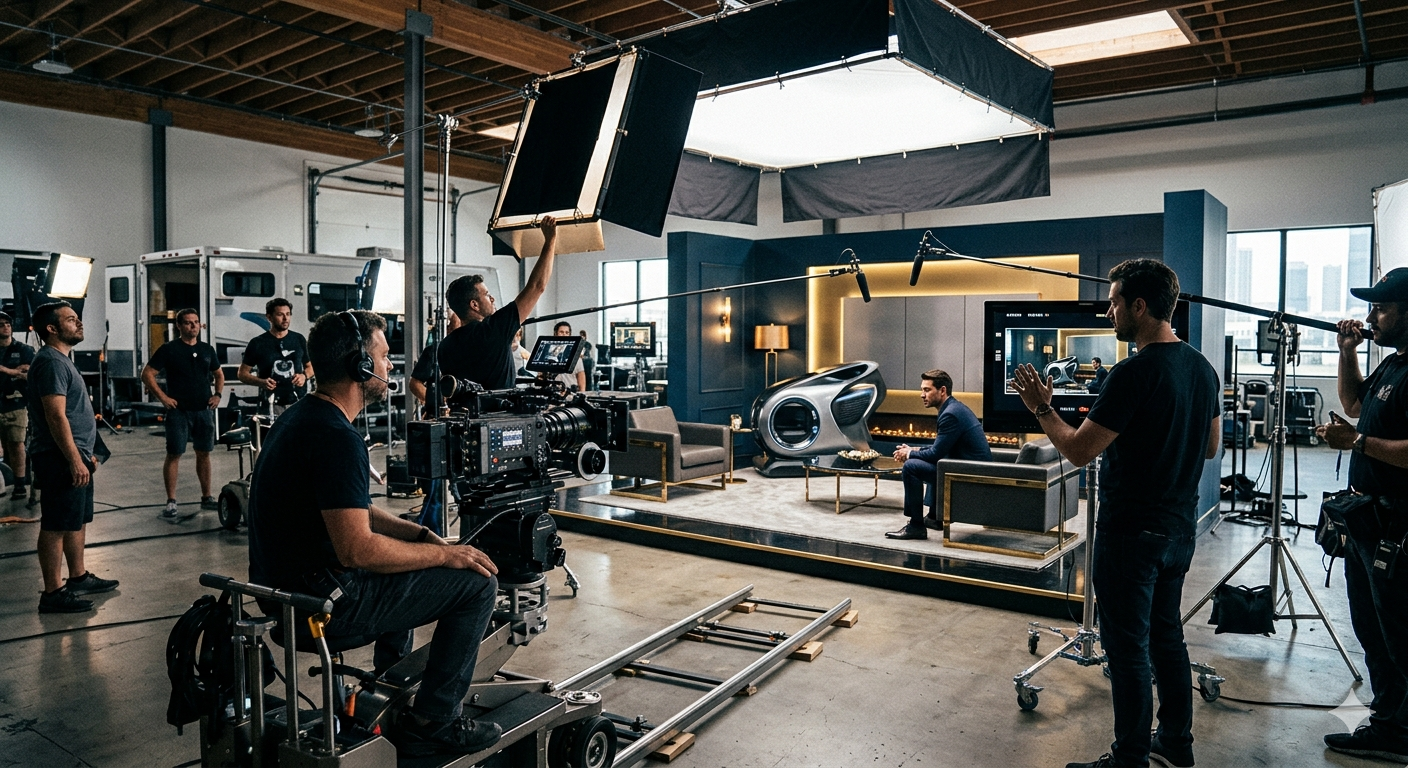 Commercial Film Set